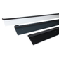 Three lengths of RubbaTrim Edge appearing almost horizontally: white at the top, then anthracite, then black.